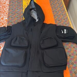 Nike Black Tactical Jacket-Undercover Jun Takahashi collab - size XS NWOT
